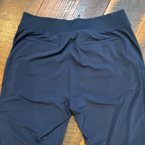 Athleta Brooklyn Ankle Pant Navy Blue Size 10 Stretch Travel Work Pant - Picture 4 of 8